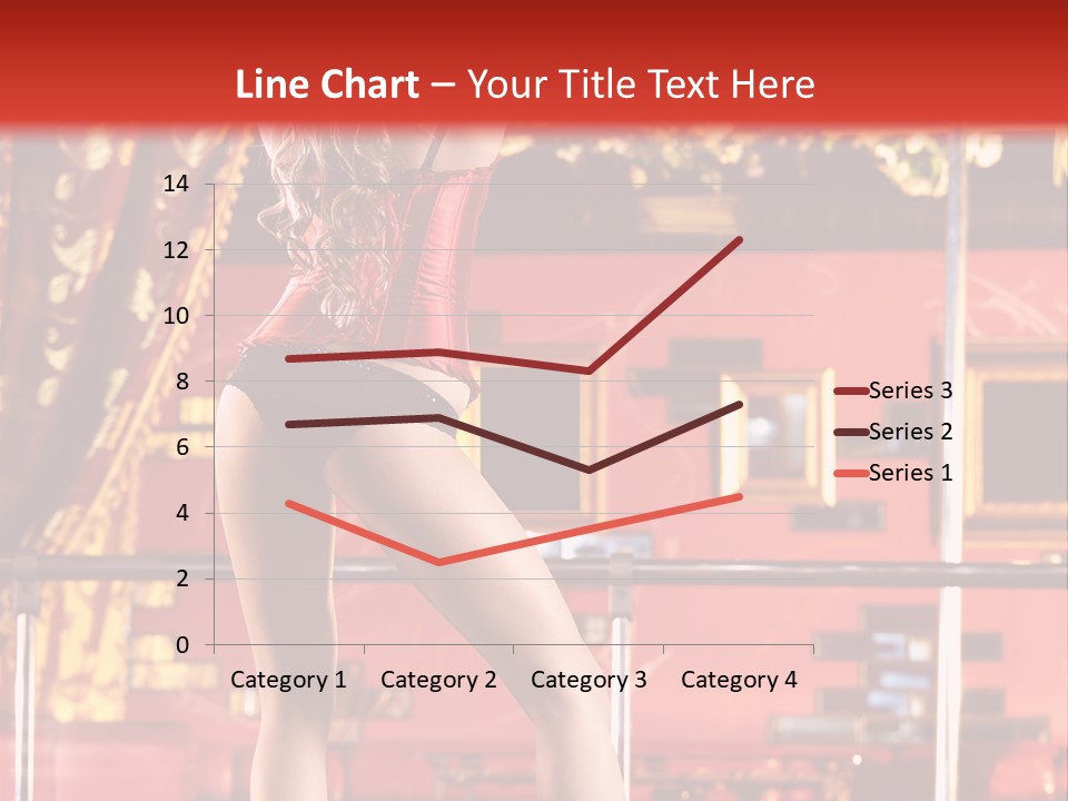 Girl Model Party PowerPoint Template