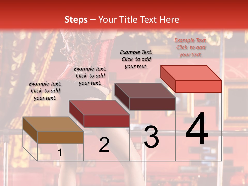 Girl Model Party PowerPoint Template