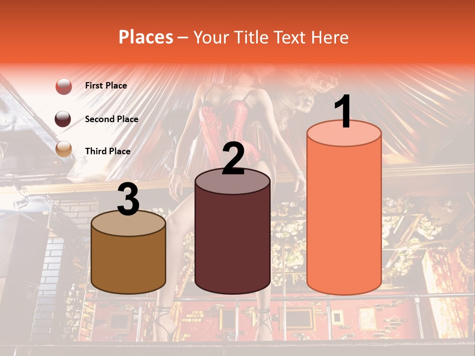 Lingerie Fashion Stripper PowerPoint Template