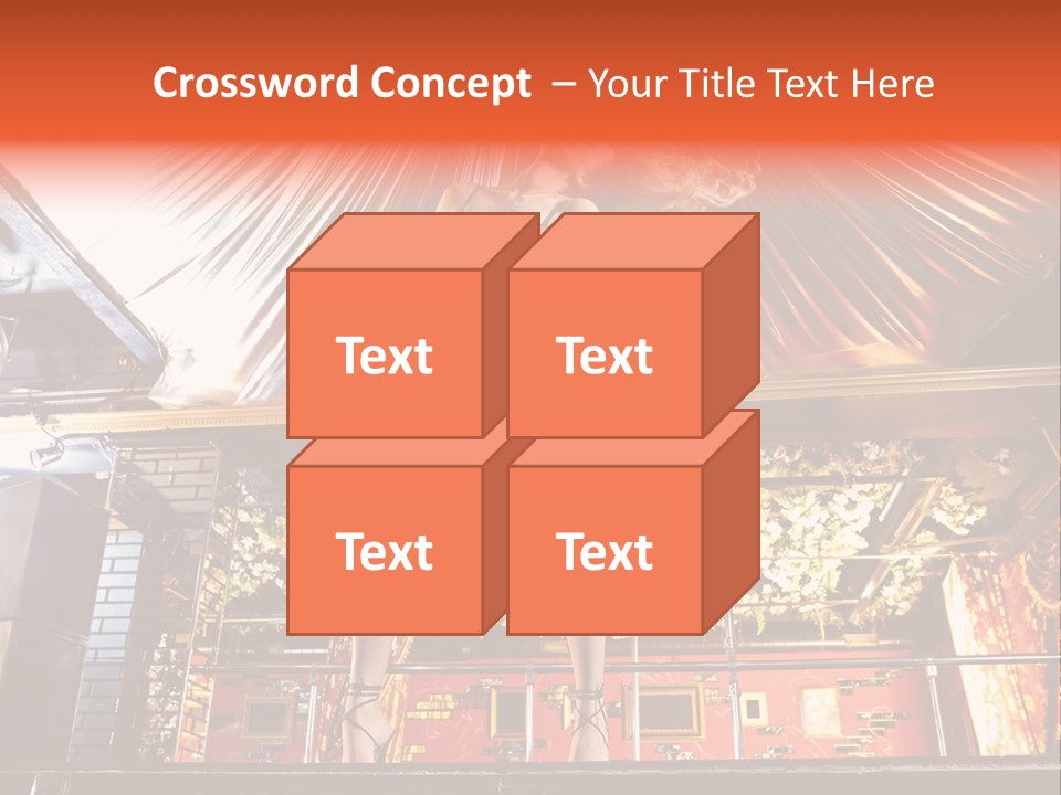 Lingerie Fashion Stripper PowerPoint Template