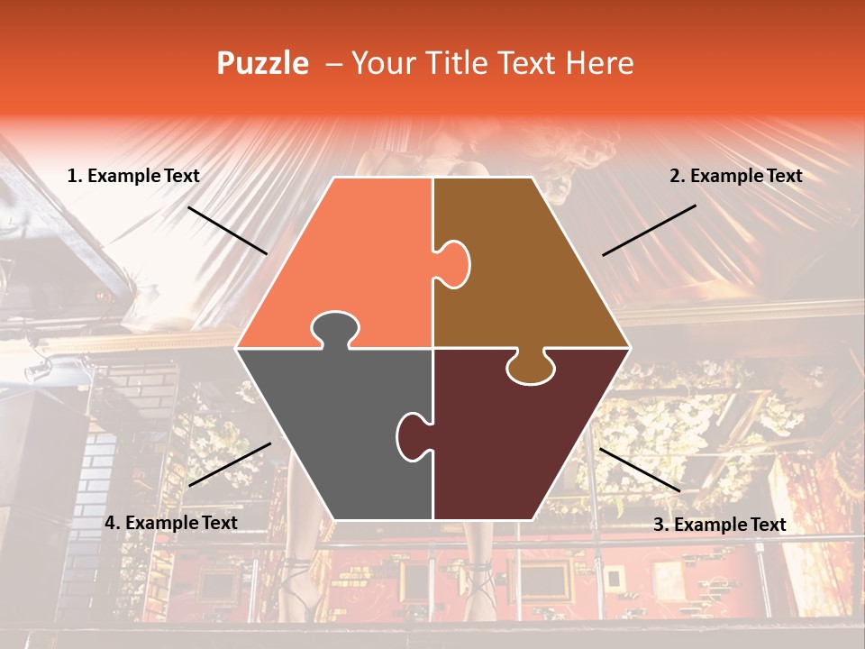 Lingerie Fashion Stripper PowerPoint Template