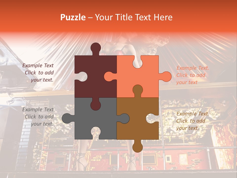 Lingerie Fashion Stripper PowerPoint Template