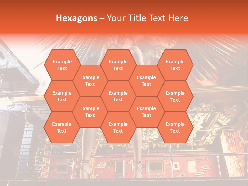 Lingerie Fashion Stripper PowerPoint Template