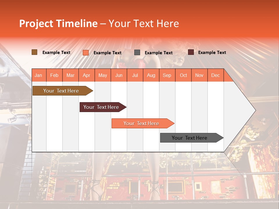 Lingerie Fashion Stripper PowerPoint Template