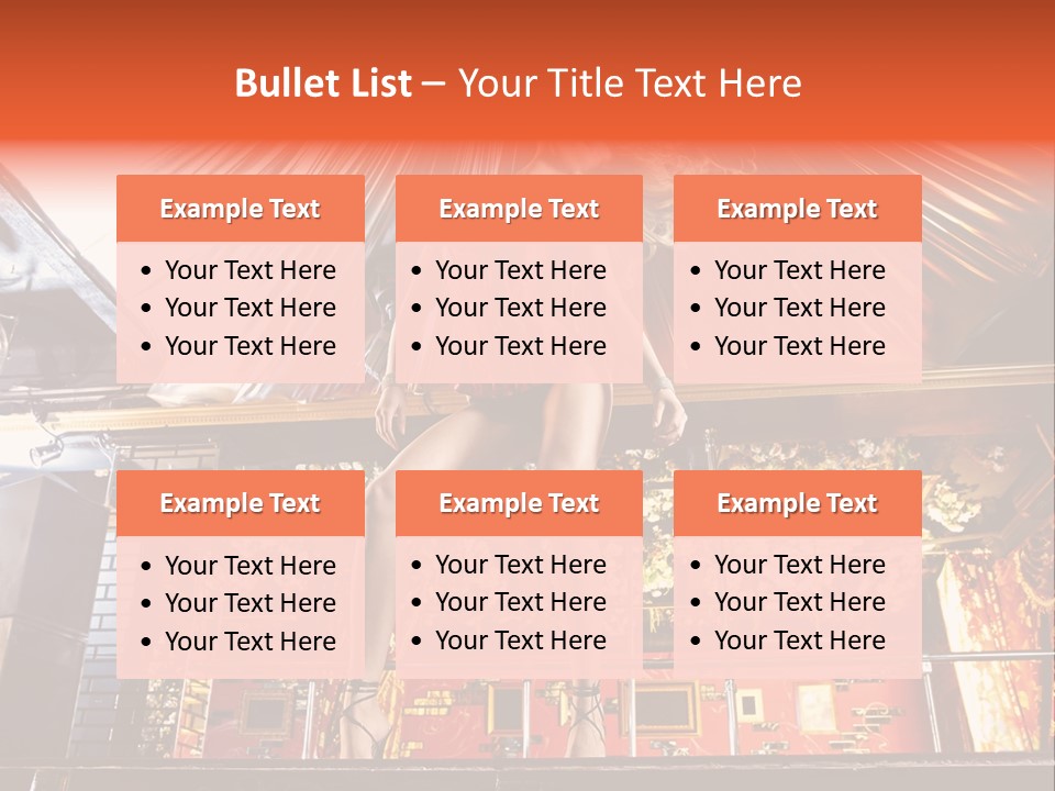 Lingerie Fashion Stripper PowerPoint Template