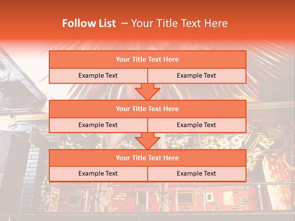 Lingerie Fashion Stripper PowerPoint Template