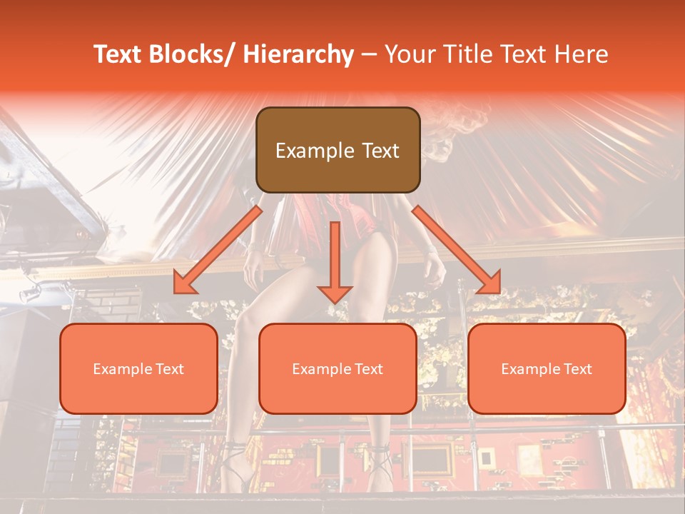 Lingerie Fashion Stripper PowerPoint Template