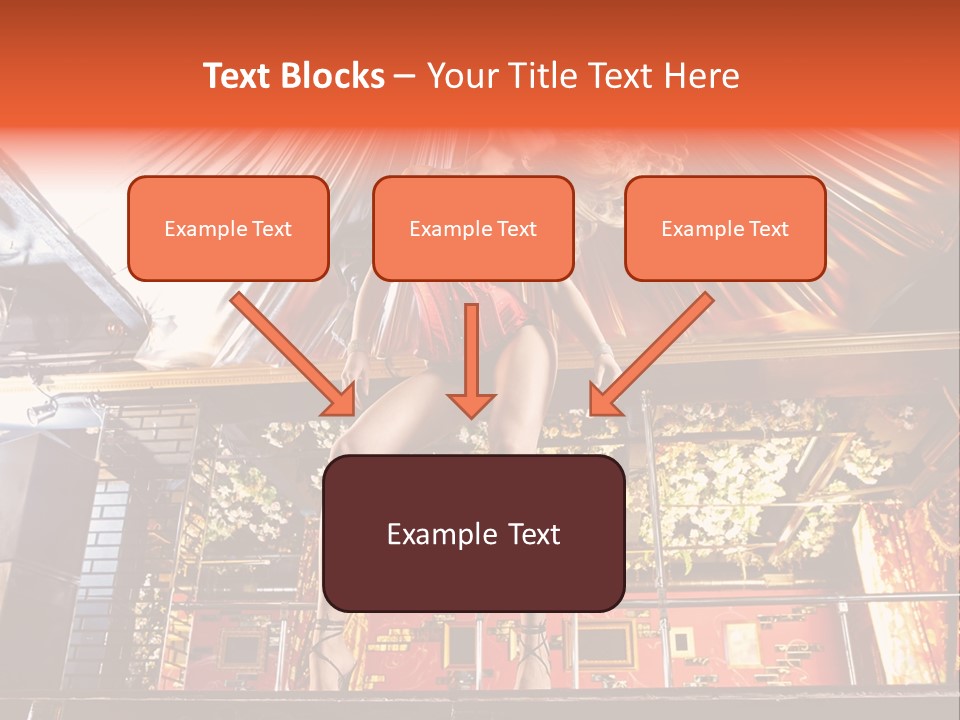 Lingerie Fashion Stripper PowerPoint Template