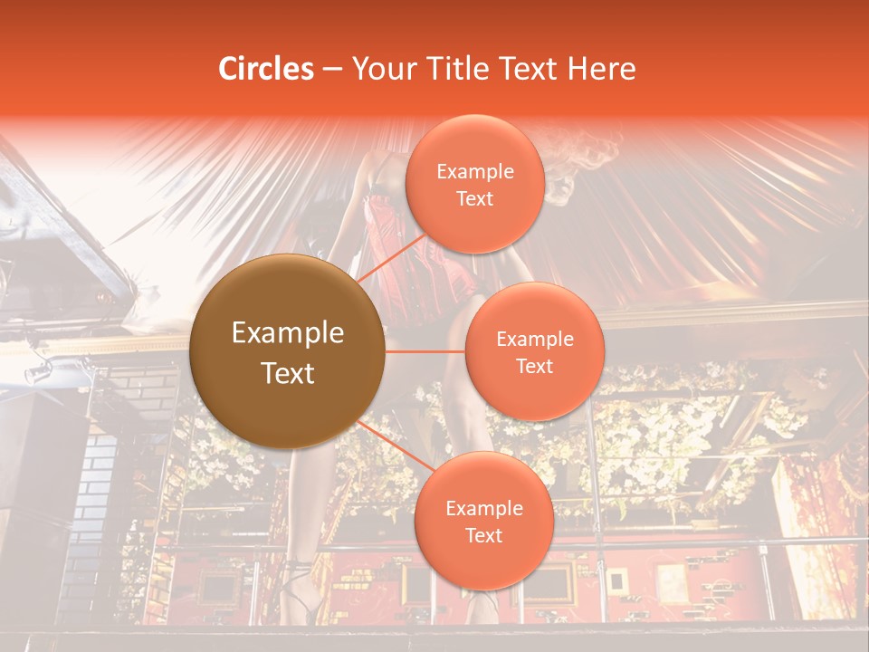 Lingerie Fashion Stripper PowerPoint Template