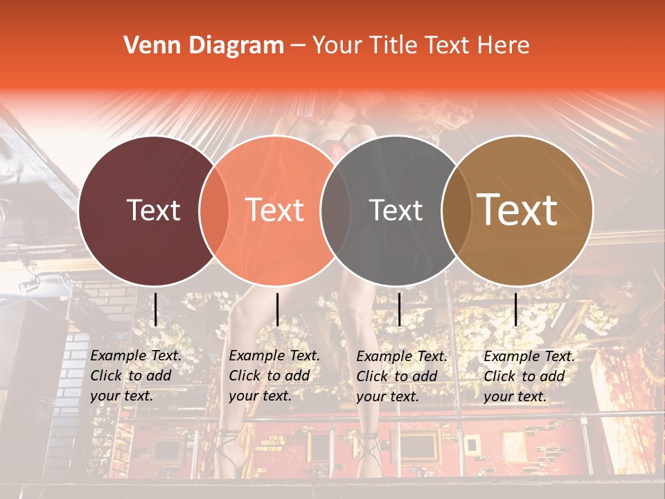 Lingerie Fashion Stripper PowerPoint Template