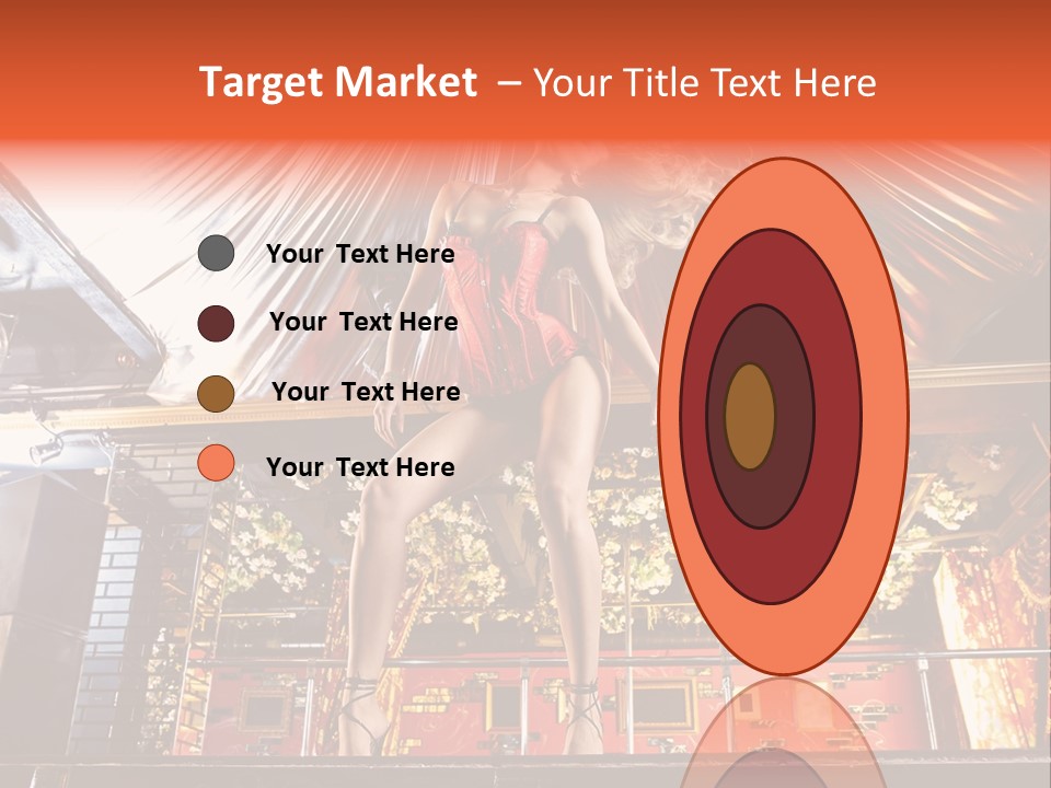 Lingerie Fashion Stripper PowerPoint Template