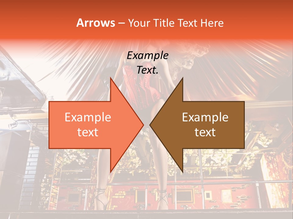 Lingerie Fashion Stripper PowerPoint Template