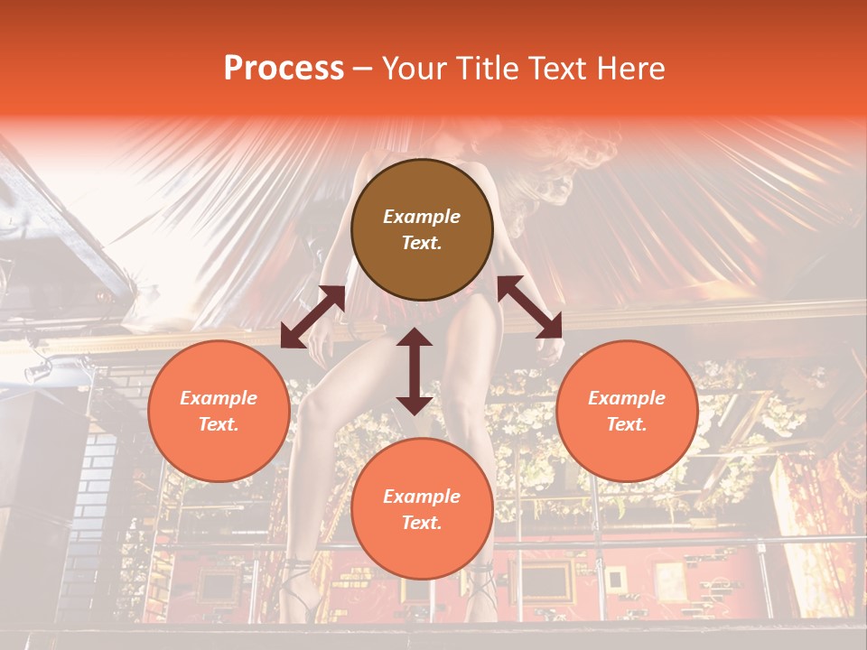 Lingerie Fashion Stripper PowerPoint Template