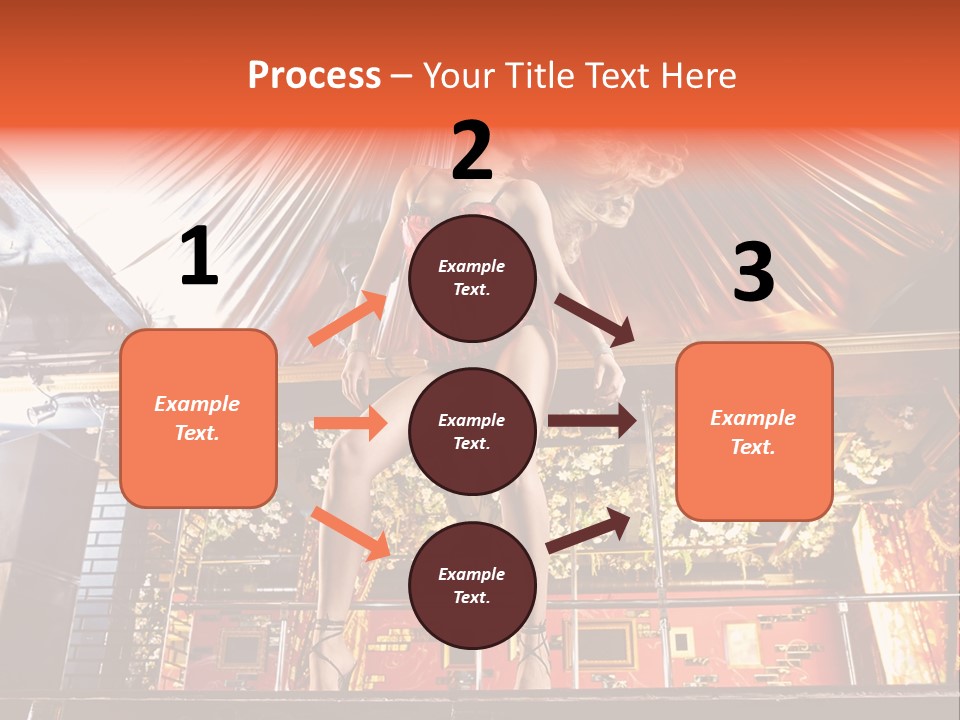 Lingerie Fashion Stripper PowerPoint Template