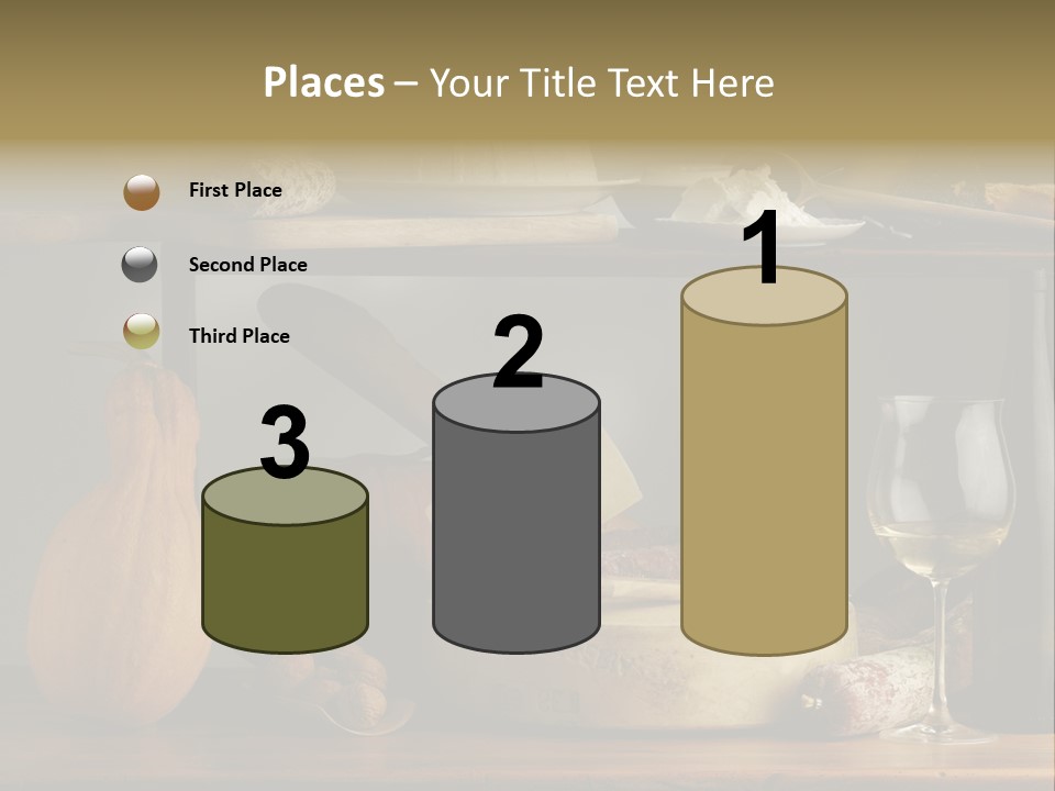 White Food Ricotta PowerPoint Template