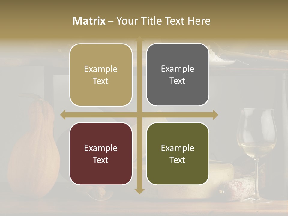 White Food Ricotta PowerPoint Template