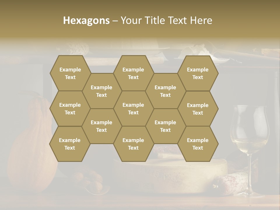 White Food Ricotta PowerPoint Template