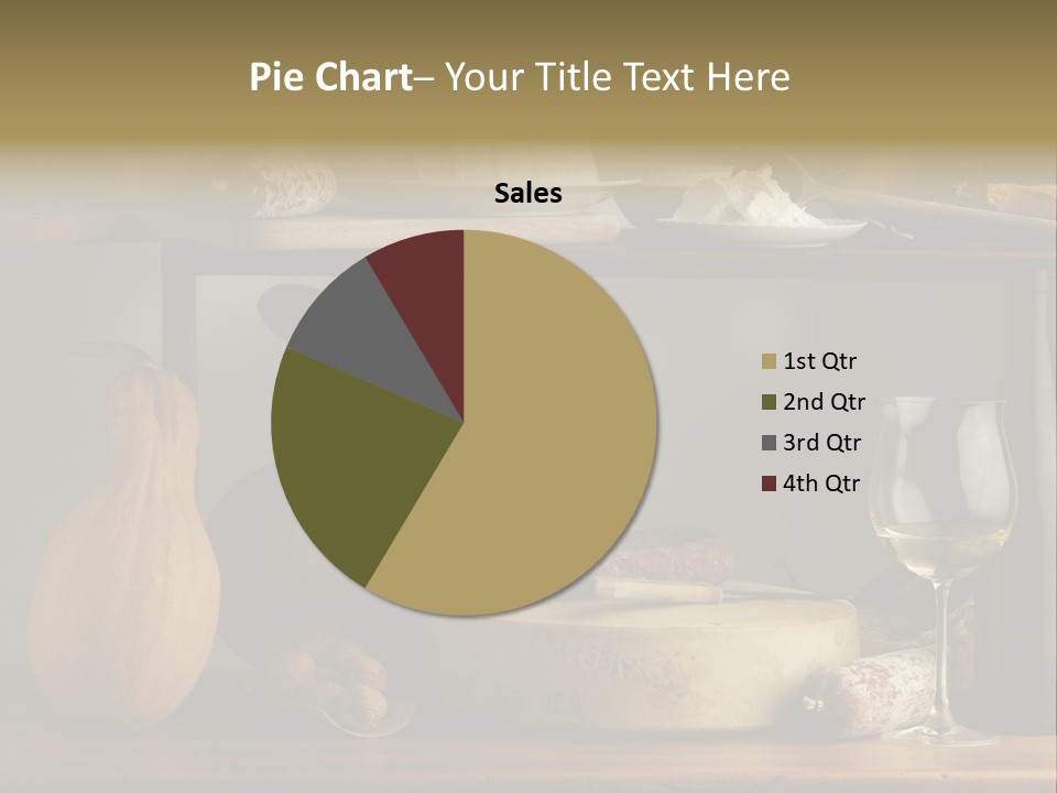 White Food Ricotta PowerPoint Template