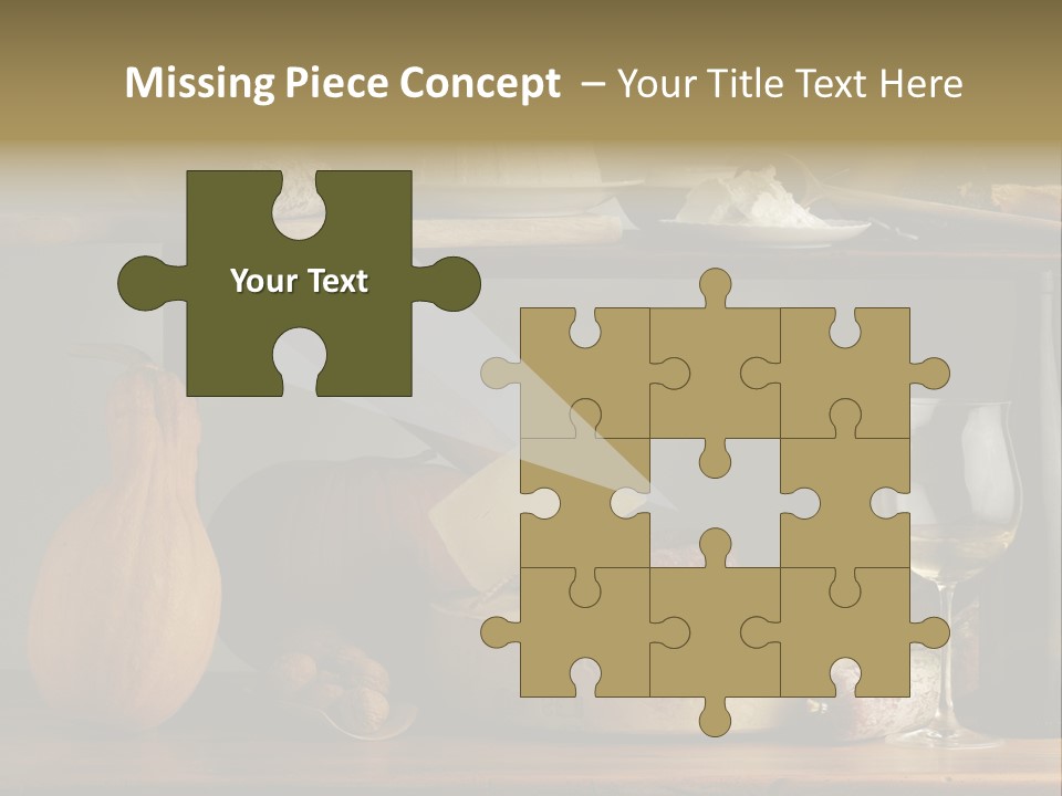 White Food Ricotta PowerPoint Template