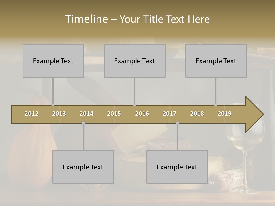 White Food Ricotta PowerPoint Template