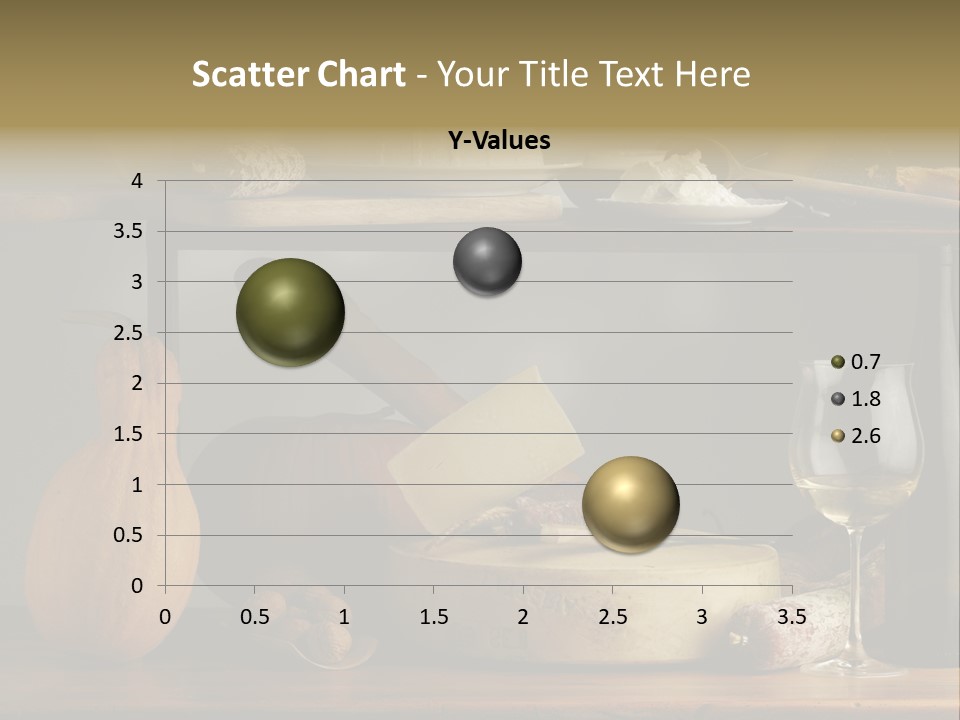 White Food Ricotta PowerPoint Template