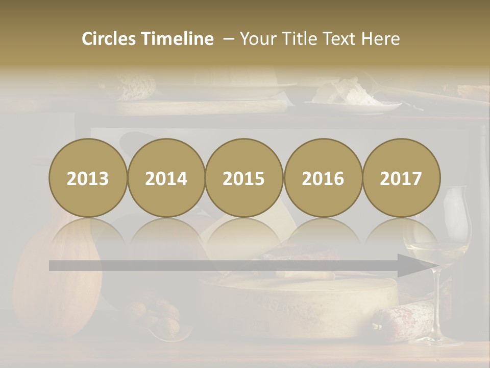 White Food Ricotta PowerPoint Template