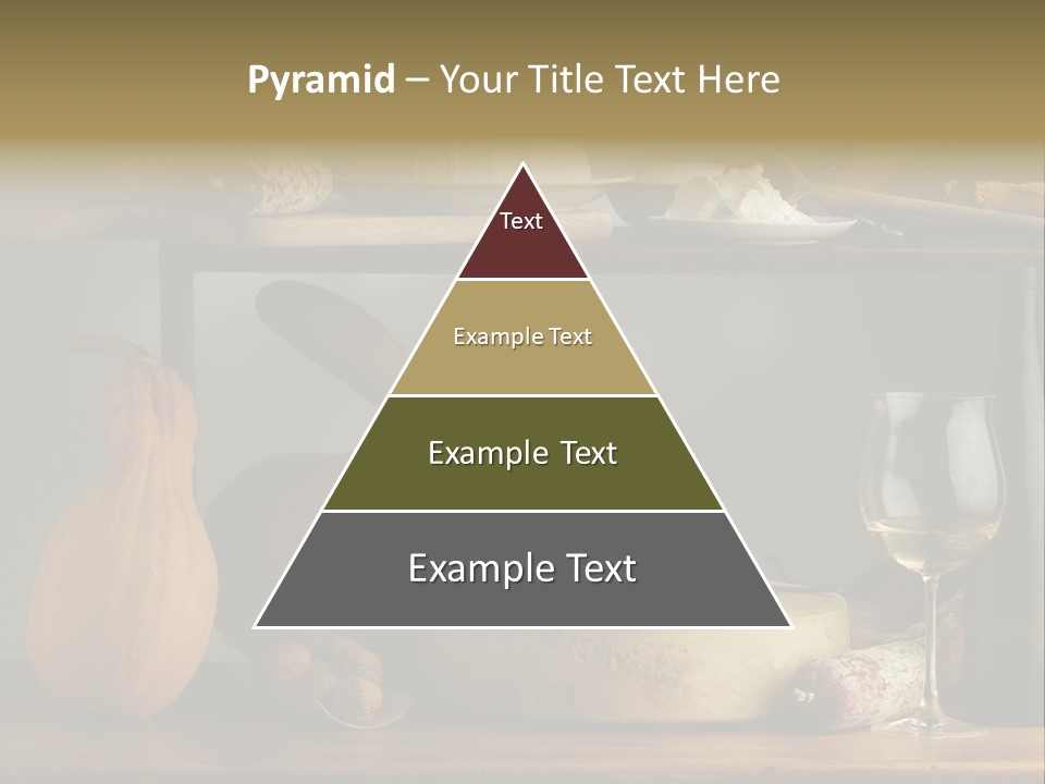 White Food Ricotta PowerPoint Template