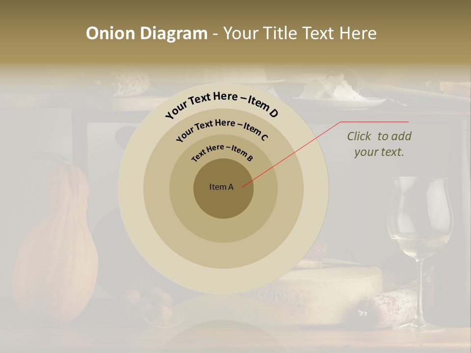 White Food Ricotta PowerPoint Template