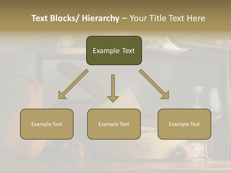 White Food Ricotta PowerPoint Template
