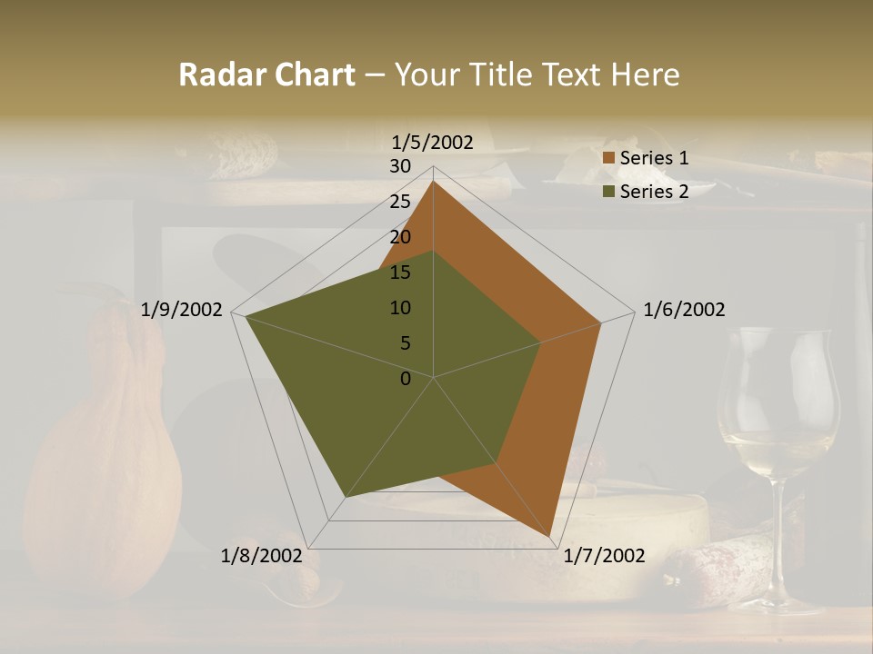 White Food Ricotta PowerPoint Template
