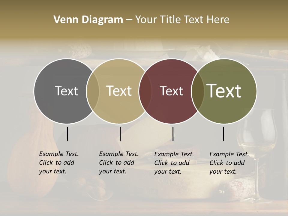 White Food Ricotta PowerPoint Template