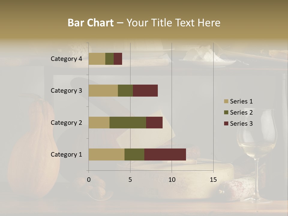 White Food Ricotta PowerPoint Template
