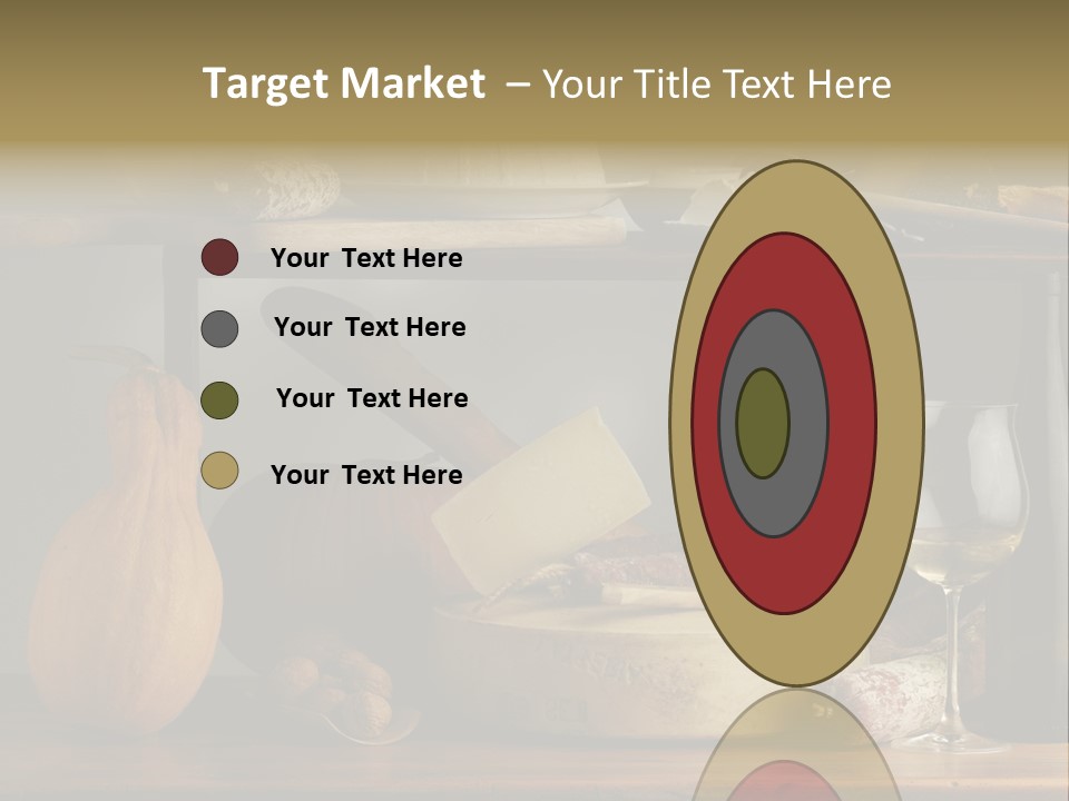 White Food Ricotta PowerPoint Template