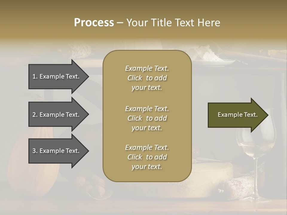 White Food Ricotta PowerPoint Template