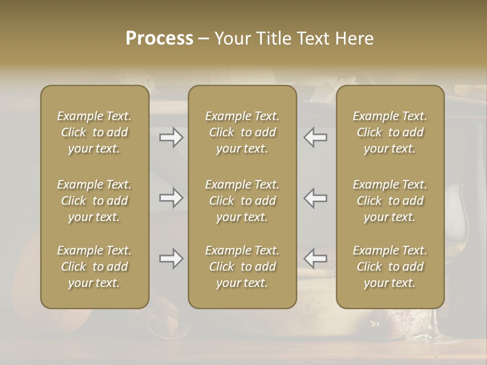White Food Ricotta PowerPoint Template