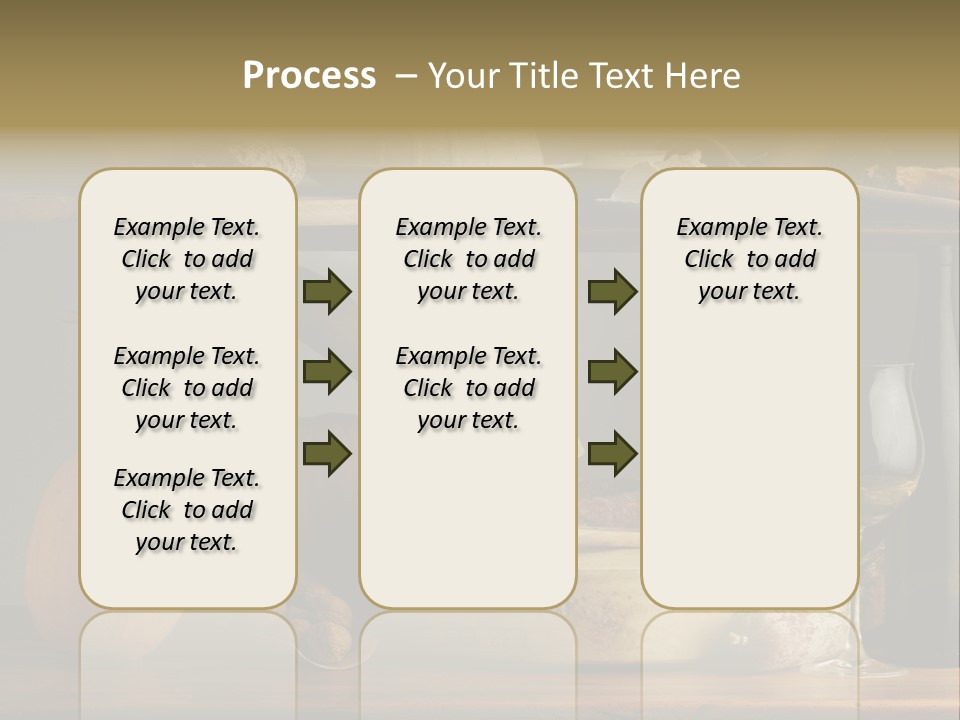 White Food Ricotta PowerPoint Template