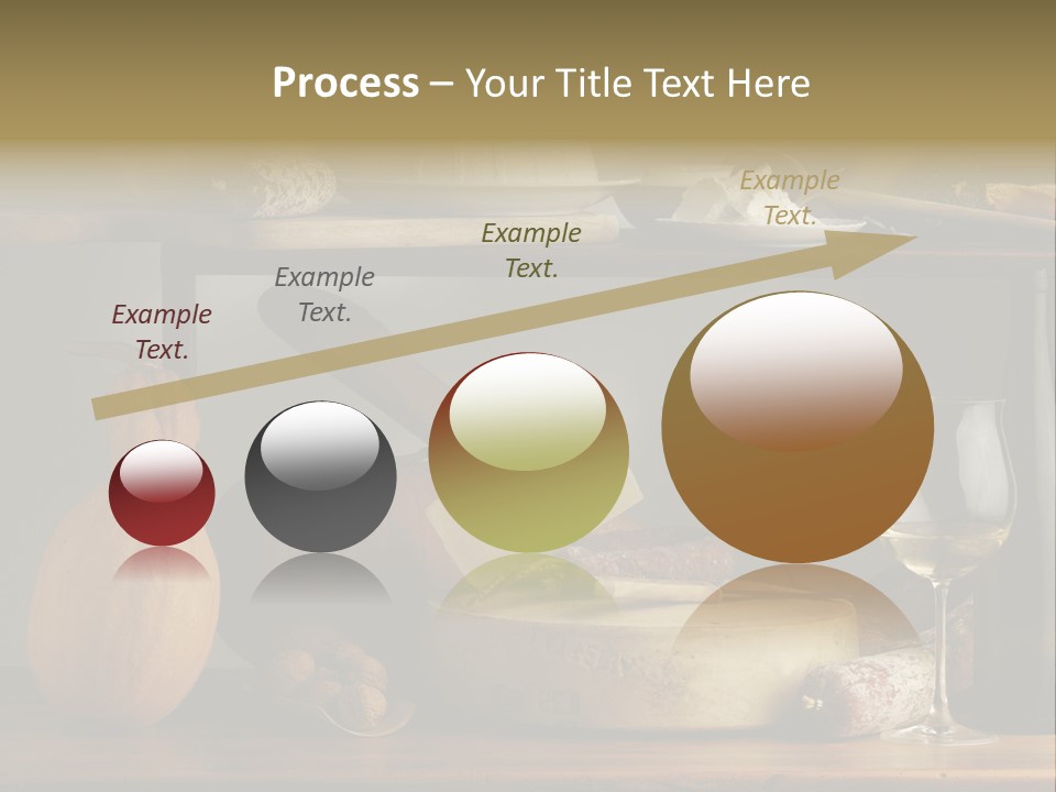 White Food Ricotta PowerPoint Template