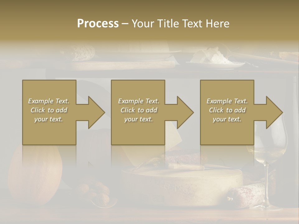 White Food Ricotta PowerPoint Template