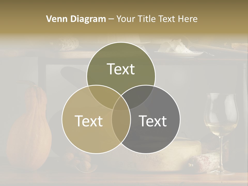 White Food Ricotta PowerPoint Template