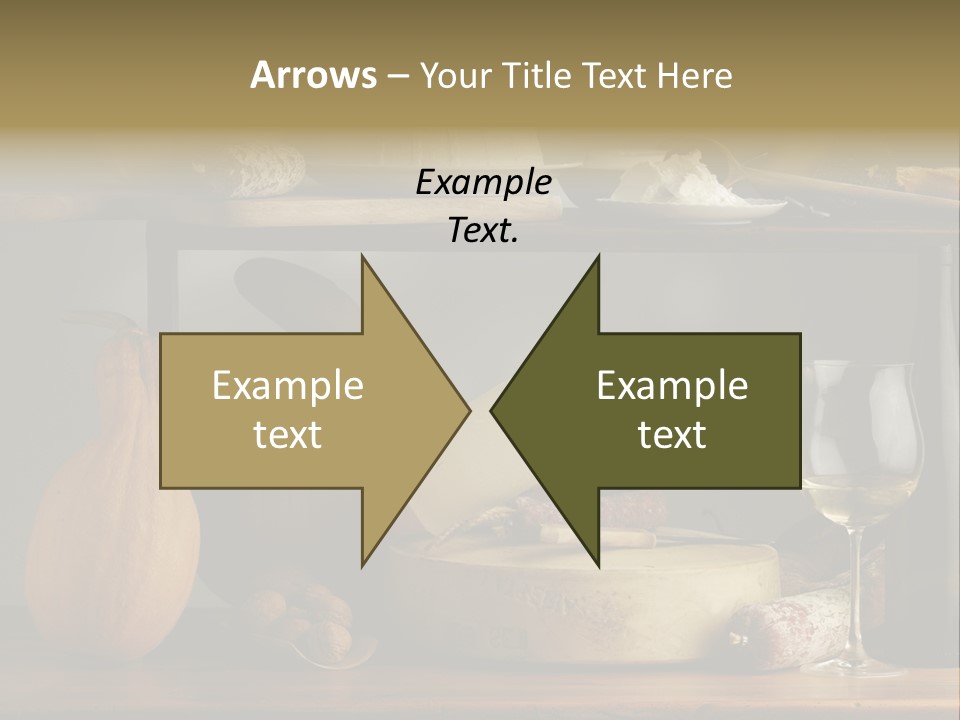 White Food Ricotta PowerPoint Template