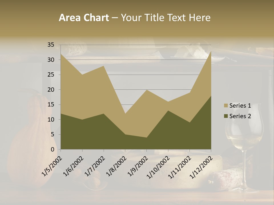 White Food Ricotta PowerPoint Template