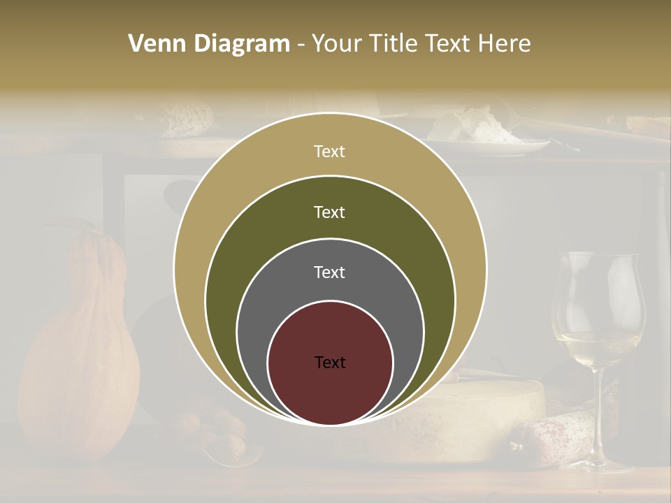 White Food Ricotta PowerPoint Template