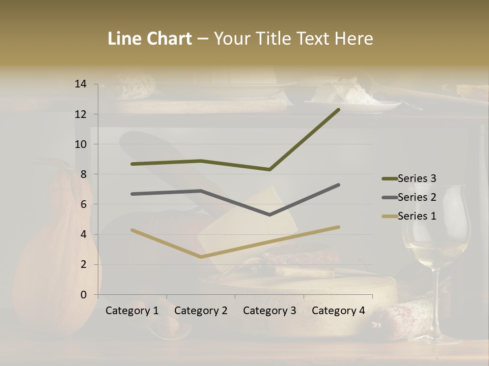White Food Ricotta PowerPoint Template