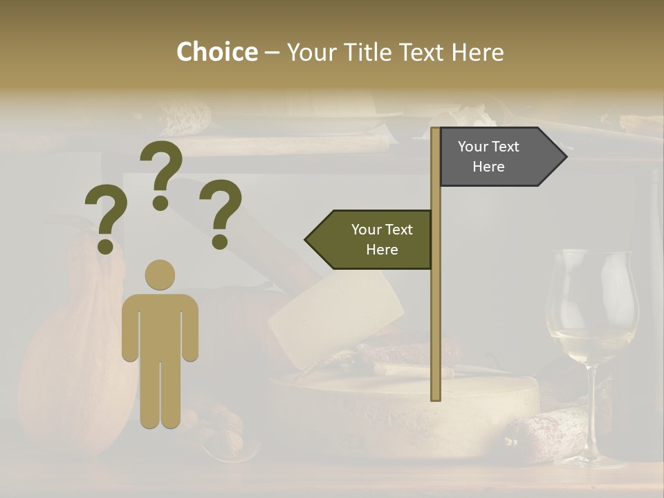 White Food Ricotta PowerPoint Template