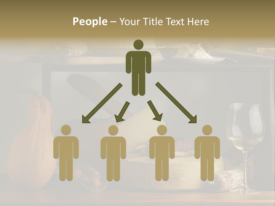 White Food Ricotta PowerPoint Template