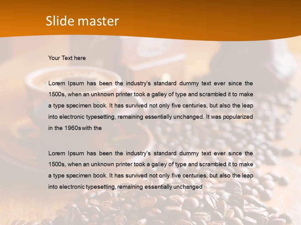 Strong Bean Still PowerPoint Template