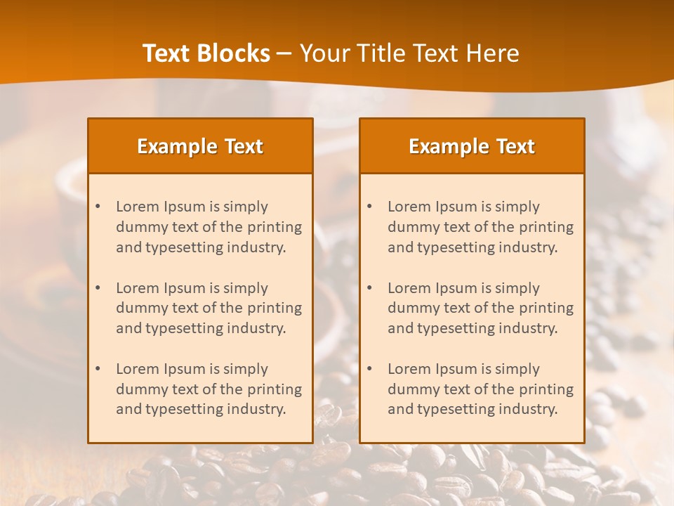 Strong Bean Still PowerPoint Template