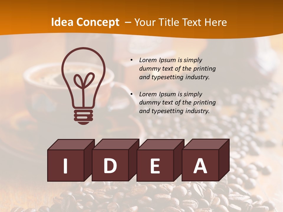 Strong Bean Still PowerPoint Template