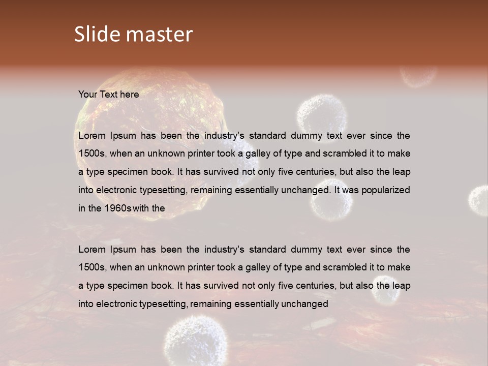 Illustration Gland Anatomy PowerPoint Template