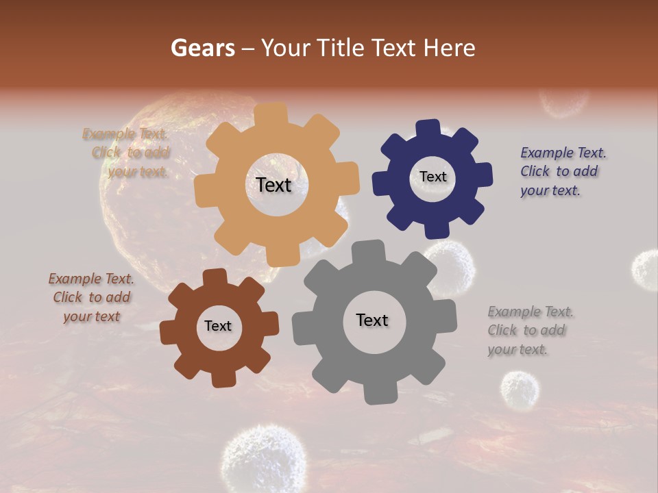 Illustration Gland Anatomy PowerPoint Template
